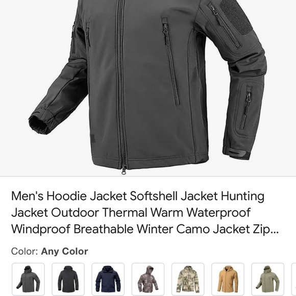 Mens edsy windproof and waterproof jacket - Picture 4 of 4